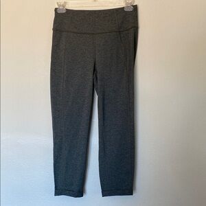 Lucy casual pants Heather green women’s medium side zip EUC